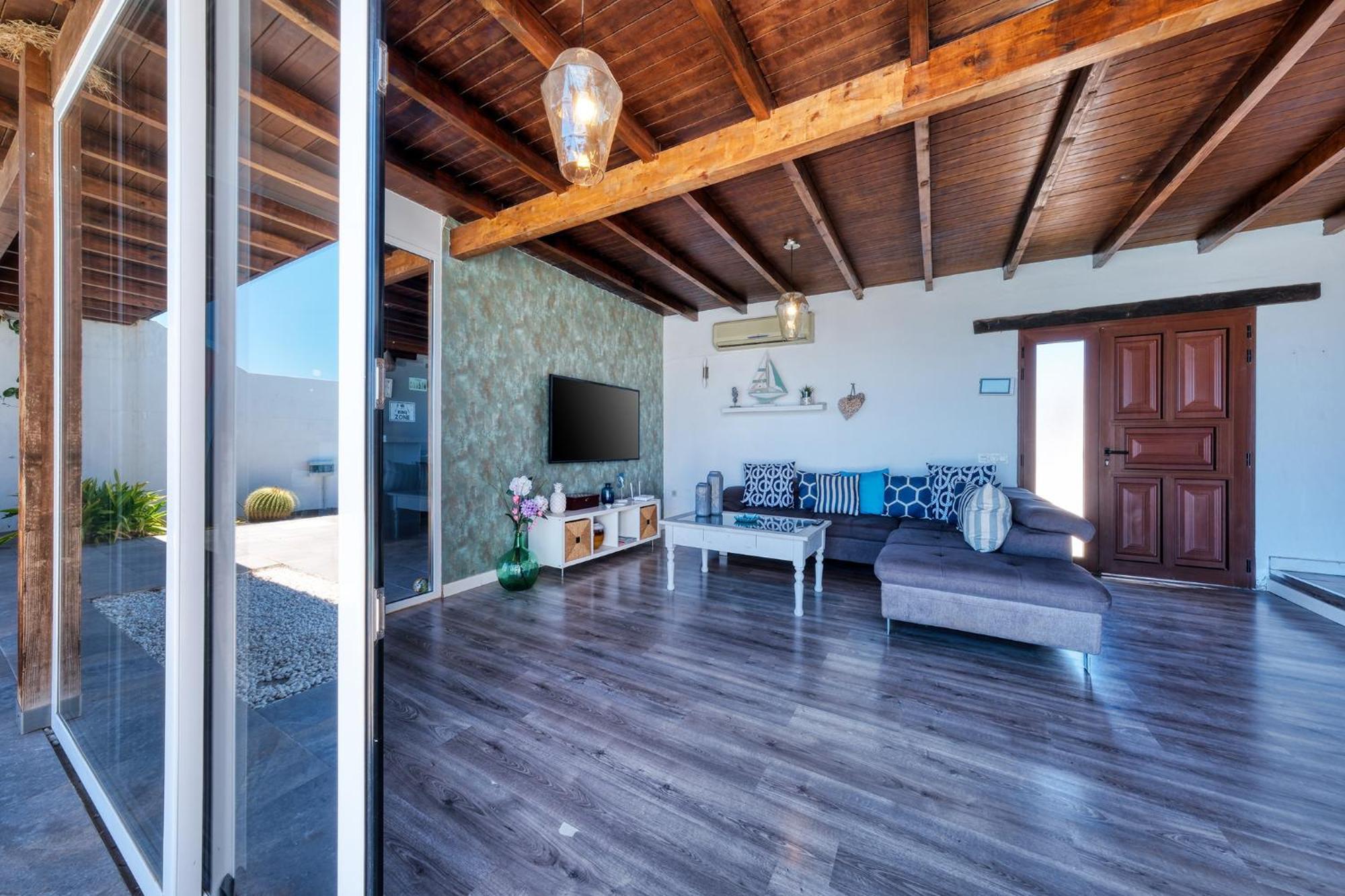 Villa Macher Piscina Y Bar Piscina Тиас Экстерьер фото