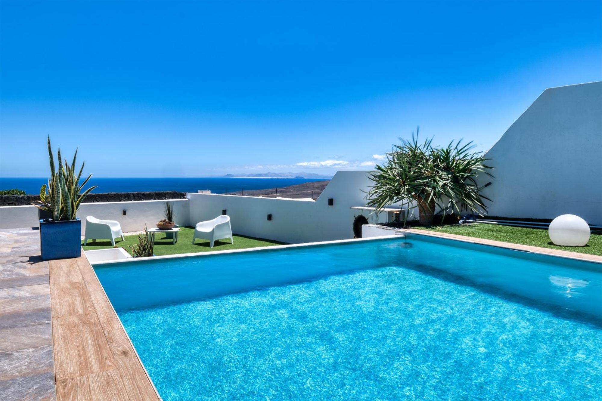 Villa Macher Piscina Y Bar Piscina Тиас Экстерьер фото
